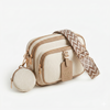 Nandvim Multi-Compartment Sling Bag with Zig-Zag Strap