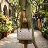Elegant Printed Handbags For Women | Stylish Women Shoulder Bag With Top Handles | Trendy Girls College & Office Tote Bag