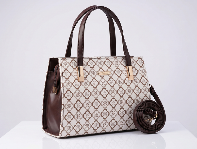 Elegant Printed Handbags For Women | Stylish Women Shoulder Bag With Top Handles | Trendy Girls College & Office Tote Bag