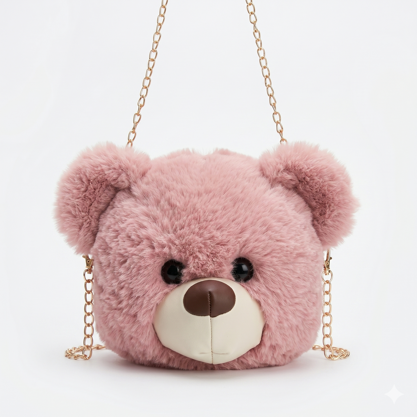 Premium Teddy Bear Face Plush Sling Bag for Girls & Women